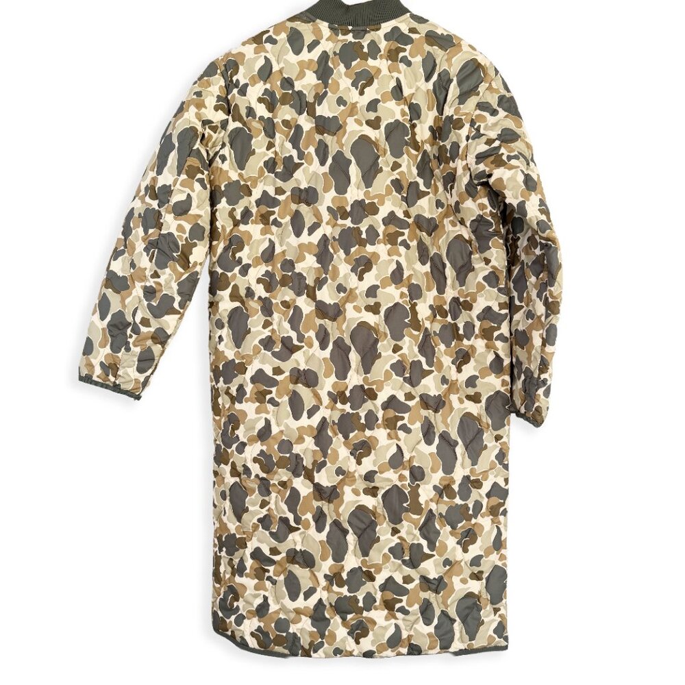 NWT Everlane ReNew Long Quilted Camo Puffer Coat S - Picture 9 of 15